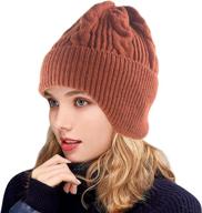 🧣 warm & stylish: muryobao women's winter beanie hat for ultimate comfort and fashion logo