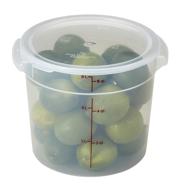 🔵 cambro rfsc6pp190 - lid for 6 &amp; 8 qt round containers logo