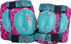 img 3 attached to 🚴 ACTGEAR-245LOL: Pink LOL Surprise Signature Series Knee Pads & Elbow Pads for Kids Bike + Bonus Bell (Ages 5-8)