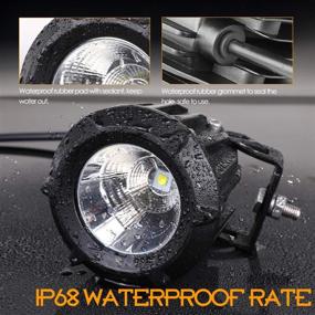 img 1 attached to Driving Lights Nirider Motorcycle Waterproof Lights & Lighting Accessories