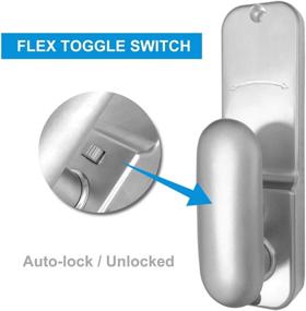 img 3 attached to 🔐 SPOTACT Mechanical Keyless Door Lock: Secure & Convenient 6-Code Entry Lock for Home, Hotel, Office & More