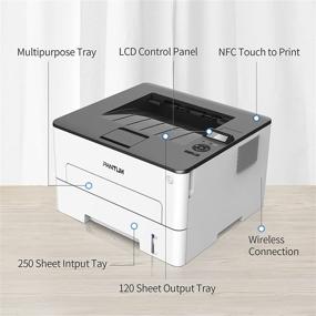 img 1 attached to Pantum P3302DW Compact Laser Printer: Black & White, Wireless Ethernet and USB2.0, Auto Two-Sided Printing, Perfect Printer for Home Office Use (Model: V4B15B)