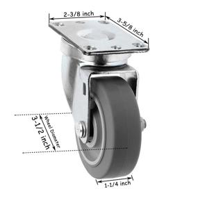 img 3 attached to SY America Thermoplastic Casters Capacity