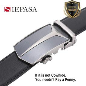 img 3 attached to 🧔 Genuine Leather Men's Fashion Accessories – Siepasa Automatic