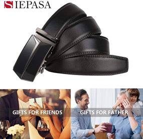 img 2 attached to 🧔 Genuine Leather Men's Fashion Accessories – Siepasa Automatic