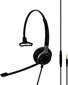 img 3 attached to 🎧 Sennheiser SC 635 (507253) - Single-Sided Business Headset with HD Sound & Ultra Noise-Cancelling Microphone for Mobile Phones and Tablets (Black)