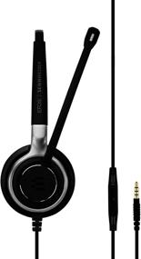 img 4 attached to 🎧 Sennheiser SC 635 (507253) - Single-Sided Business Headset with HD Sound & Ultra Noise-Cancelling Microphone for Mobile Phones and Tablets (Black)