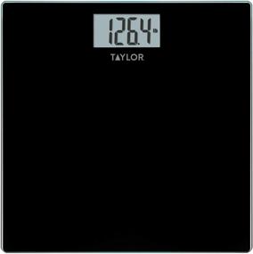 img 4 attached to 📊 Taylor Precision Products Digital Body Weight Scale - High Accuracy, 400 LB Capacity, Auto On/Off, 11.8 x 11.8 Inches, Black