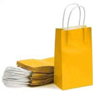 paper party handles yellow 25 pack logo