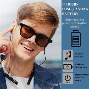 img 2 attached to 🎧 PHILIPS Беспроводные наушники с Bluetooth и оголовьем: наушники-вкладыши с защитой от влаги IPX5, легкий дизайн, глубокие басы и 14-часовым временем воспроизведения.