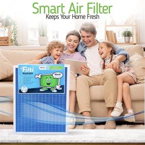 img 1 attached to 🏢 14X25X1 Washable Furnace Filter with 16 Filtration Efficiency