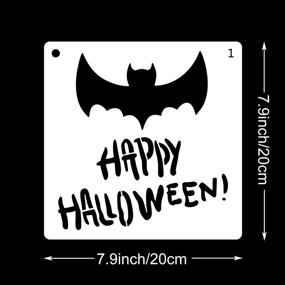 img 2 attached to LLGLTEC Halloween Stencils Template Reusable