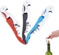 🍷 lazat chef all-in-one stainless steel corkscrew - wine opener with foil cutter and thickened bottle cork remover логотип