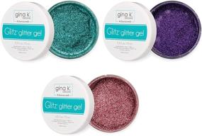 img 4 attached to Гели для блеска и сияния Gina Designs Glitz Glitter