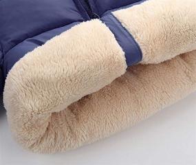 img 1 attached to Cherry Toddler Winter Coat - Windproof Snow Outwear with Removable Hood for Happy Outdoor Adventures