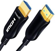 🔌 shuliancable fiber optic hdmi cable: 4k@60hz/4:4:4 hdr hdcp support | high-speed 18gbps hdmi lead (16ft/5m) logo