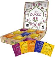 🌿 pukka herbs support tea selection box: eco-friendly christmas gift for feeling strong - 45 tea bags, 5 flavors logo