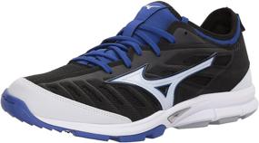 img 4 attached to Mizuno Players Trainer Baseball Shoes White Men's Shoes and Athletic