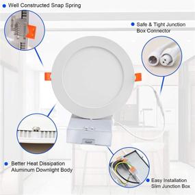 img 1 attached to ⚡ Certified Industrial Electrical and Lighting Components: Recessed Junction Downlights