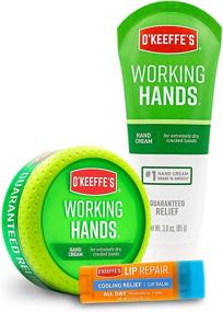 img 4 attached to 👐 O'Keeffe's Working Hands & Lip Repair - Variety Pack