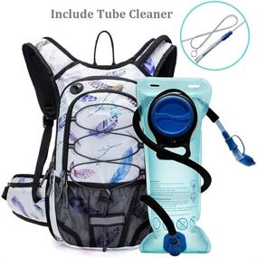 img 1 attached to 🎒 Mubasel Gear Insulated Hydration Backpack with 2L BPA Free Bladder - Ideal for Running, Hiking, Cycling, Camping