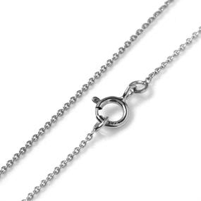 img 2 attached to 💎 Silver Heart Pendant Necklace with Natural Gemstone, 925 Sterling Silver Chain - Modern Design, 18 Inch