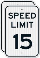 speed limit mph sign reflective logo