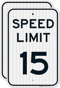 img 4 attached to Speed Limit MPH Sign Reflective