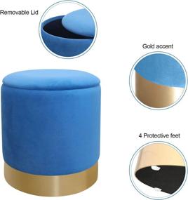 img 2 attached to GOLDSUN Storage Ottoman Footrest Dressing