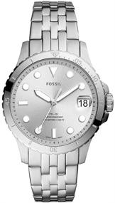 img 4 attached to ⌚️ Модно функціональний: Жіночий кварцовий годинник Fossil FB-01 з нержавіючої сталі, натхненний дайвінгом.