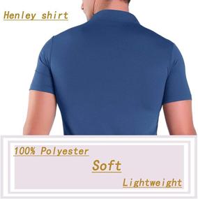 img 1 attached to 👕 XX Large Breathable Henley and T-Shirts