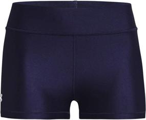 img 3 attached to 🩲 Under Armour Women's HeatGear Mid Rise Shorty Shorts