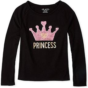 img 1 attached to 👗 Girls' Clothing: Children's Place Sequin XS Apparel for Girls