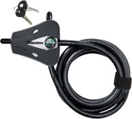 🔒 master lock python cable lock 8418d - 1 pack, 6 feet x 5/16 inch, black logo
