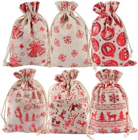 img 4 attached to Stylish Christmas Pouches with Natural Wedding Designs: Perfect for the Festive Season