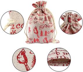 img 3 attached to Stylish Christmas Pouches with Natural Wedding Designs: Perfect for the Festive Season