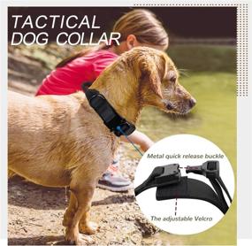 img 3 attached to 🐕 SALFSE Tactical Dog Collar: Adjustable Military Outdoor Training Collar with Control Handle and Heavy Duty Metal Buckle