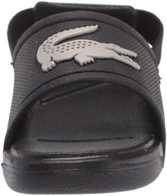 img 3 attached to 👟 Детская обувь Lacoste Unisex Kids SLIDE SILVER для мальчиков