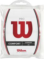🎾 wilson pro overgrip-comfort 12 pack - white logo