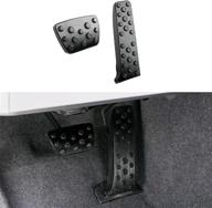 🦶 anti-slip foot pedal brake and gas pedal pad for toyota camry 2018-2022, rav4/avalon 2019-2022, highlander 2020-2021, sienna venza 2021, lexus es 2018-2021, ls 2020, ux 2019-2021 - black - enhanced seo-friendly pedal pad logo