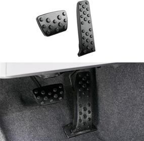 img 4 attached to 🦶 Anti-Slip Foot Pedal Brake and Gas Pedal Pad for Toyota Camry 2018-2022, RAV4/Avalon 2019-2022, Highlander 2020-2021, Sienna Venza 2021, Lexus ES 2018-2021, LS 2020, UX 2019-2021 - Black - Enhanced SEO-friendly Pedal Pad