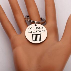 img 1 attached to Correctional Officer Gift - Time Count Keychain | Prison Officer Jewelry for Corrections Staff and Prison Guards