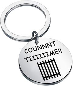 img 4 attached to Correctional Officer Gift - Time Count Keychain | Prison Officer Jewelry for Corrections Staff and Prison Guards