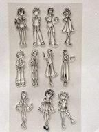 1 piece fashion girls clear stamp for card making, decoration, and scrapbooking by joyful home - enhance your crafts! logo