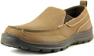deer stags mens everest brown men's shoes in loafers & slip-ons logo