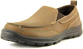 img 4 attached to Deer Stags Mens Everest Brown Men's Shoes in Loafers & Slip-Ons