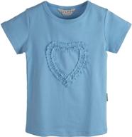 ipuang girls heart shaped sleeve t shirt girls' clothing and tops, tees & blouses logo