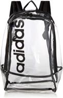 adidas 978477 clear linear backpack backpacks logo
