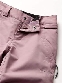 img 3 attached to 👖 Штаны и бриджи Volcom Silver с изоляцией, черные для девочек: оптимизированы для детской одежды.