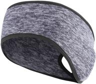 mifulgoo ponytail headband sweatband charcoal gray логотип